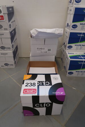 Ca. 4 kasser Printerpapir A4 & A3