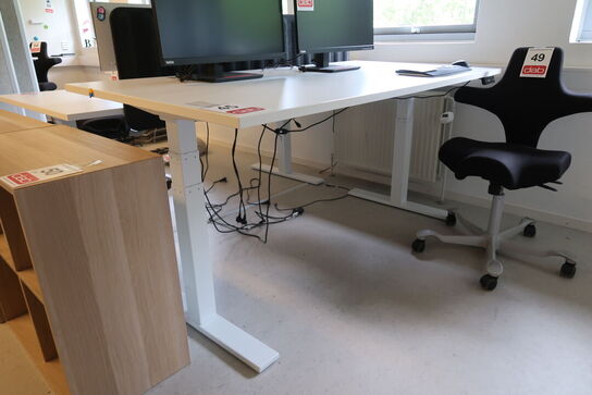 Hæve-/sænkebord - 180x90 cm 