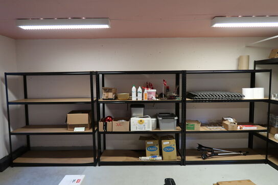 4 stk. Stålreoler med indhold 