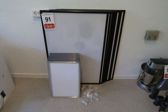 21 stk. ass. Klikrammer 