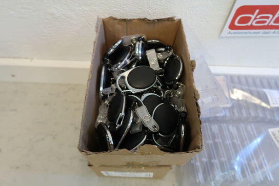 Stort parti kortholdere m.m. 