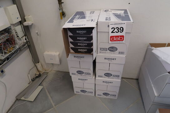 Ca. 6 kasser Printerpapir A4