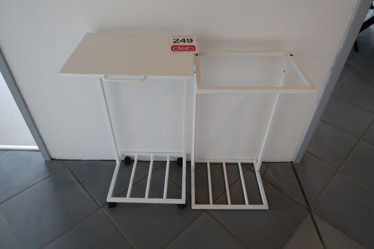 2 stk. Affaldsstativer 