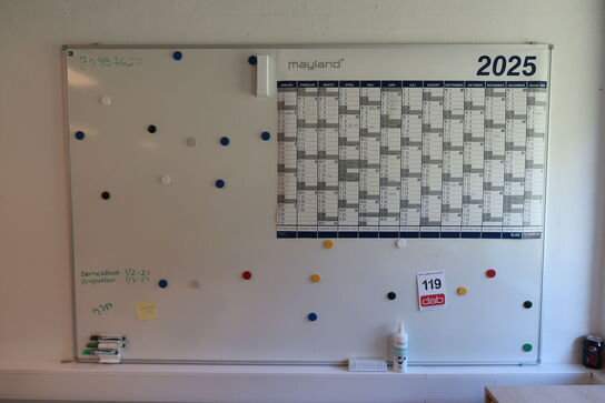 Magnettavle - 180x120 cm 