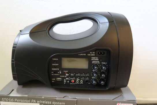 Vonyx trådløs højtaler med mikrofon 