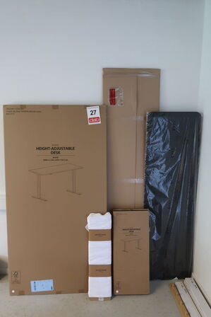 Hæve sænkebord SVANEKE 80x160 hvid