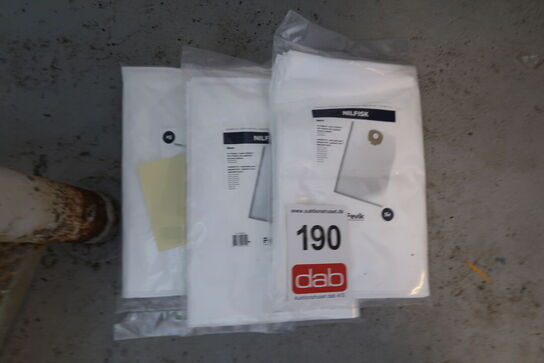 3 pk. Nilfisk Aero støvsugerposer 