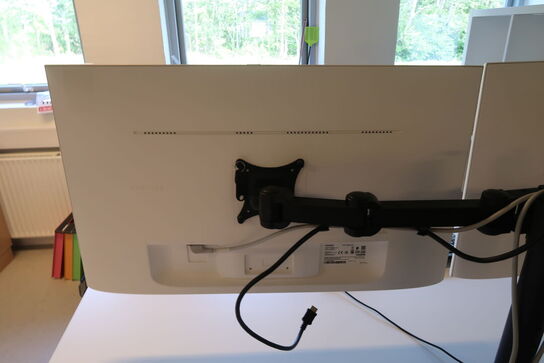 2 stk. Samsung S32AM501NU skærm - LED baglys - 32"