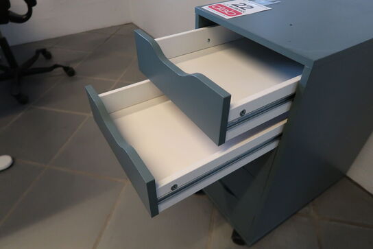 Kontorkassette + skraldespande