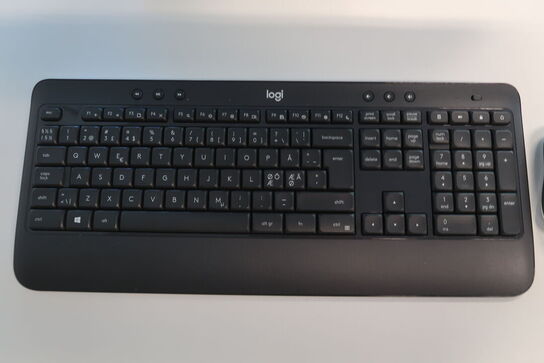 Logitech trådløs keyboard & mus 