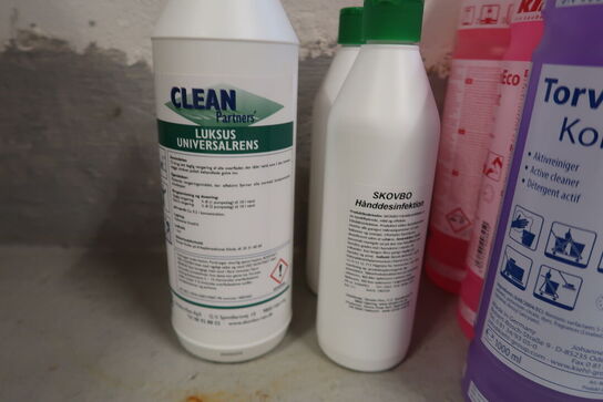 Diverse rengøringsmiddel