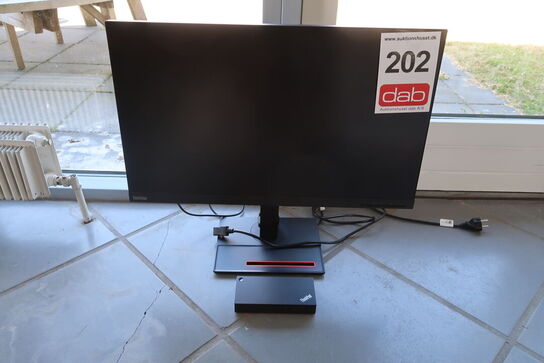 Lenovo ThinkVision T27h-2L 27" QHD-skærm + dockingstation