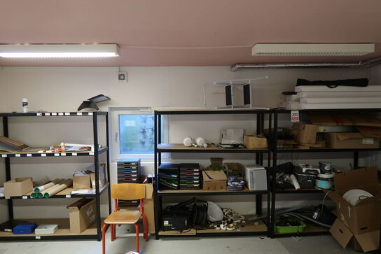 3 stk. Stålreoler med indhold 