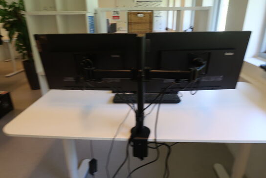 2 stk. Lenovo ThinkVision T24i-2L 23,8" skærm (sort)