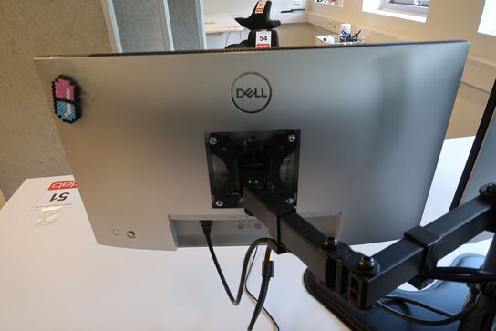 2 stk. Dell UltraSharp U2422H 24" skærme på arm 