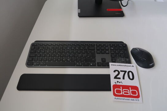 Logitech MX Keys S Graphite + mus 