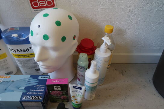 Diverse hygiejne produkter