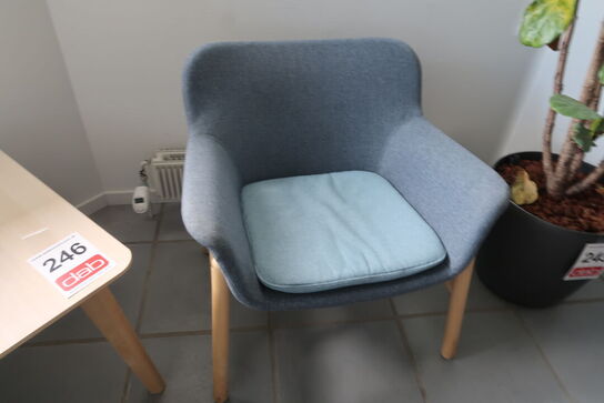 2 stk. Lænestole med bord 