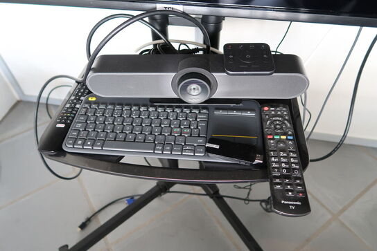 TCL 65" P610 4K UHD LED Smart-TV 65P610 + Logitech 
MeetUp 4K konferencesæt