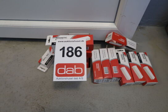 12 stk. Bright Office Whiteboardvisker, magnetisk - 45x145mm