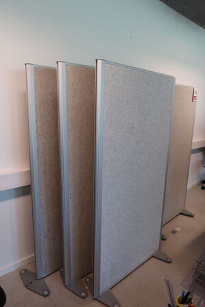 5 stk. Skillevægge 