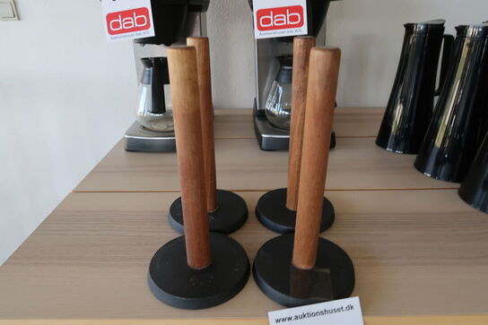 4 stk. Køkkenrulleholdere