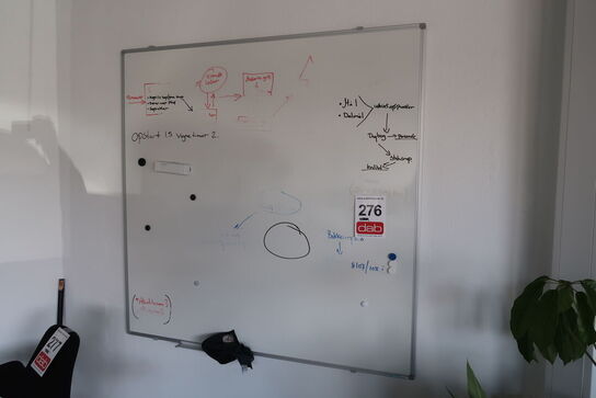 Magnettavle - 120x120 cm 