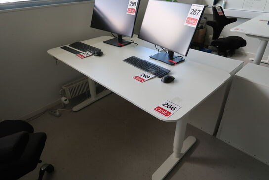 Hæve-/sænkebord - 160x80 cm 