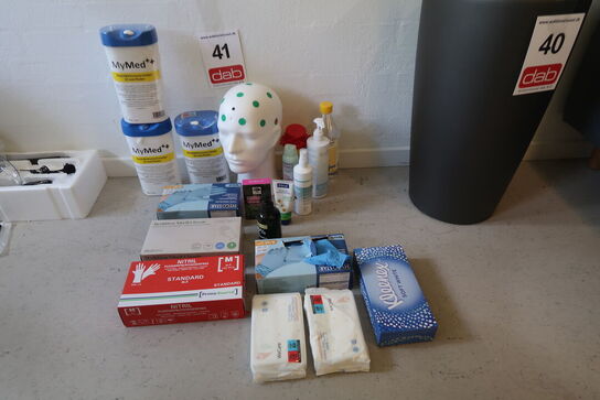 Diverse hygiejne produkter