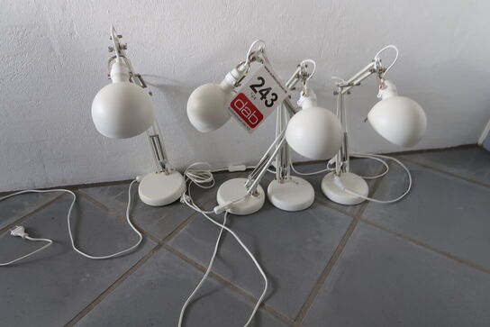 4 stk. Bordlamper 