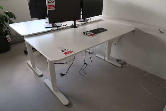 Hæve-/sænkebord - 160x80 cm 