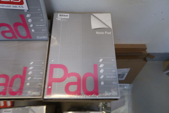 Stort parti papirblokke 