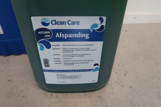 Diverse rengøringsmidler til opvask