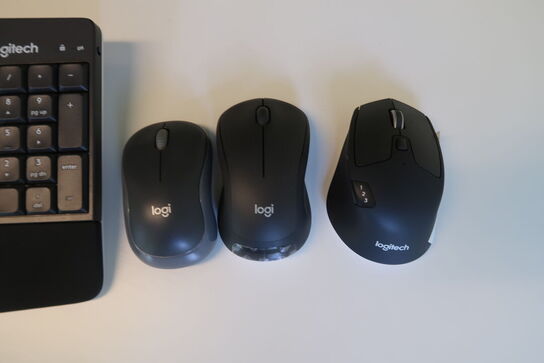 Logitech trådløs keyboard & mus 