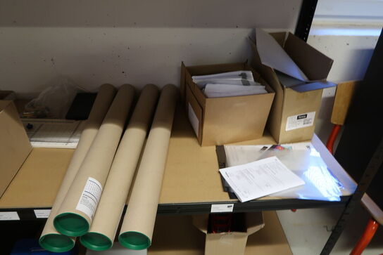 3 stk. Stålreoler med indhold 