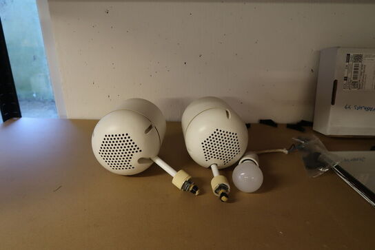 3 stk. Stålreoler med indhold 