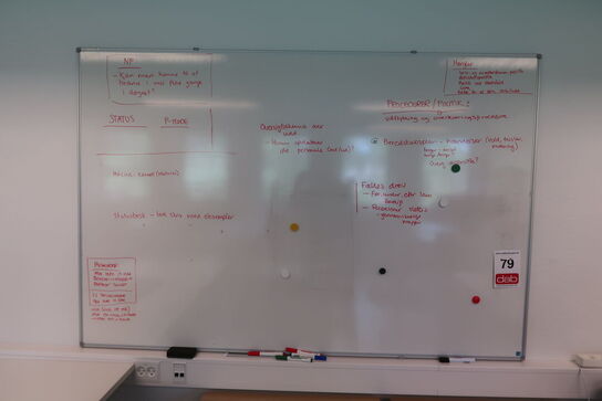 Magnettavle - 180x120 cm 