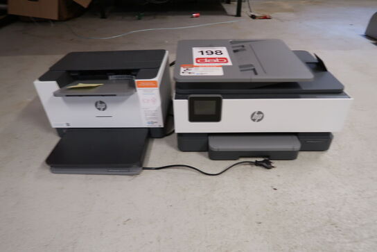 2 stk. Printere - 1 stk. HP OfficeJet Pro 8022e