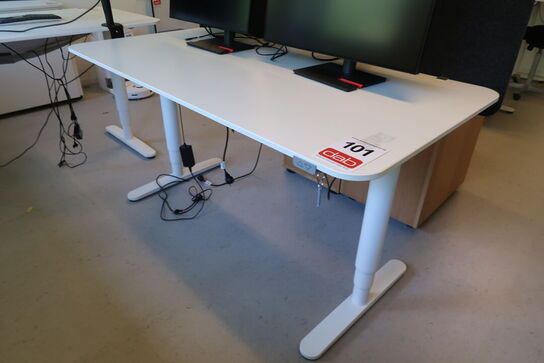 Hæve-/sænkebord - 180x80 cm 