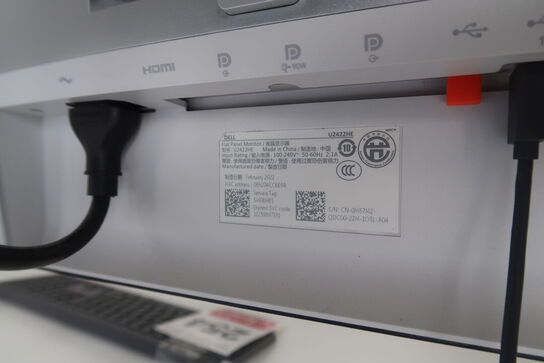 2 stk. Dell UltraSharp U2422H 24" skærme på arm 