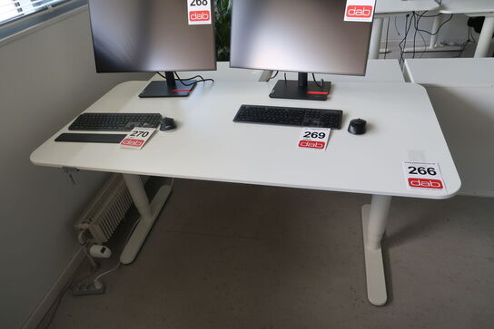 Hæve-/sænkebord - 160x80 cm 