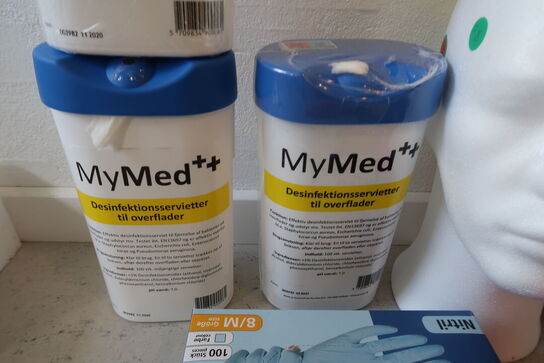 Diverse hygiejne produkter