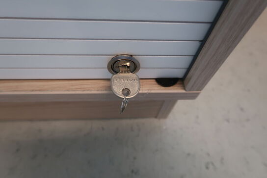 2 stk. CUBE design jalousiskabe