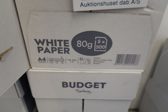 Ca. 6 kasser Printerpapir A4