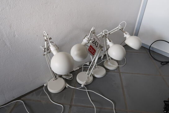 4 stk. Bordlamper 
