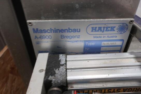 Thermo/vakuumpakkkelinje HAJEK TA15
