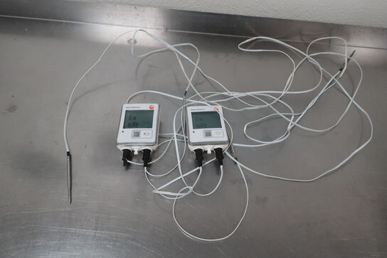 2 stk. dataloggere TESTO SAVERIS 2