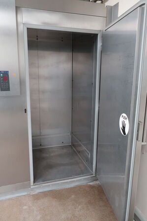 Blæstkøler/chokfryser model W40KRGNR til stikvogn