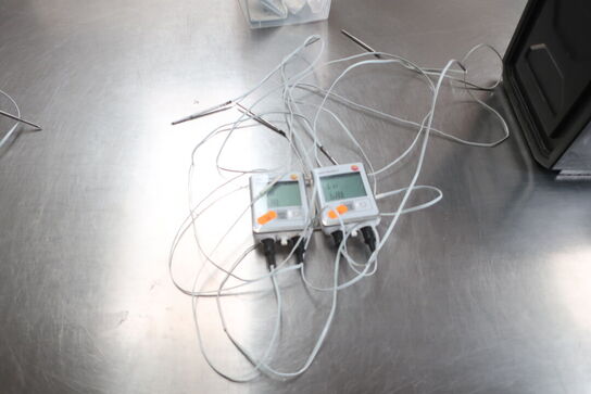 2 stk. dataloggere TESTO SAVERIS 2