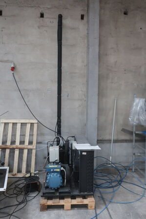 Blæstkøler/chokfryser model W40KRGNR til stikvogn